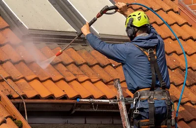 Démoussage et hydrofuge de toiture à Smarves